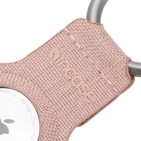 Blush Pink | Woolenex Key Clip for AirTag - Blush Pink