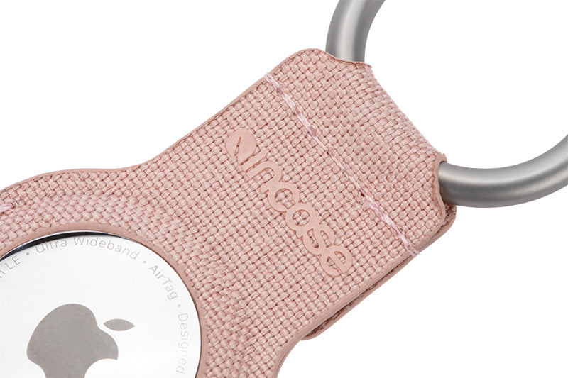 Blush Pink | Woolenex Key Clip for AirTag - Blush Pink