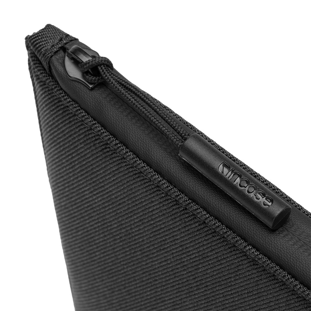 Black | Facet Sleeve with Recycled Twill for MacBook Pro (13-inch, 2020 - 2009), MacBook Air (13-inch, 2020 - 2009), MacBook (13-inch, 2010 - 2009) - Black