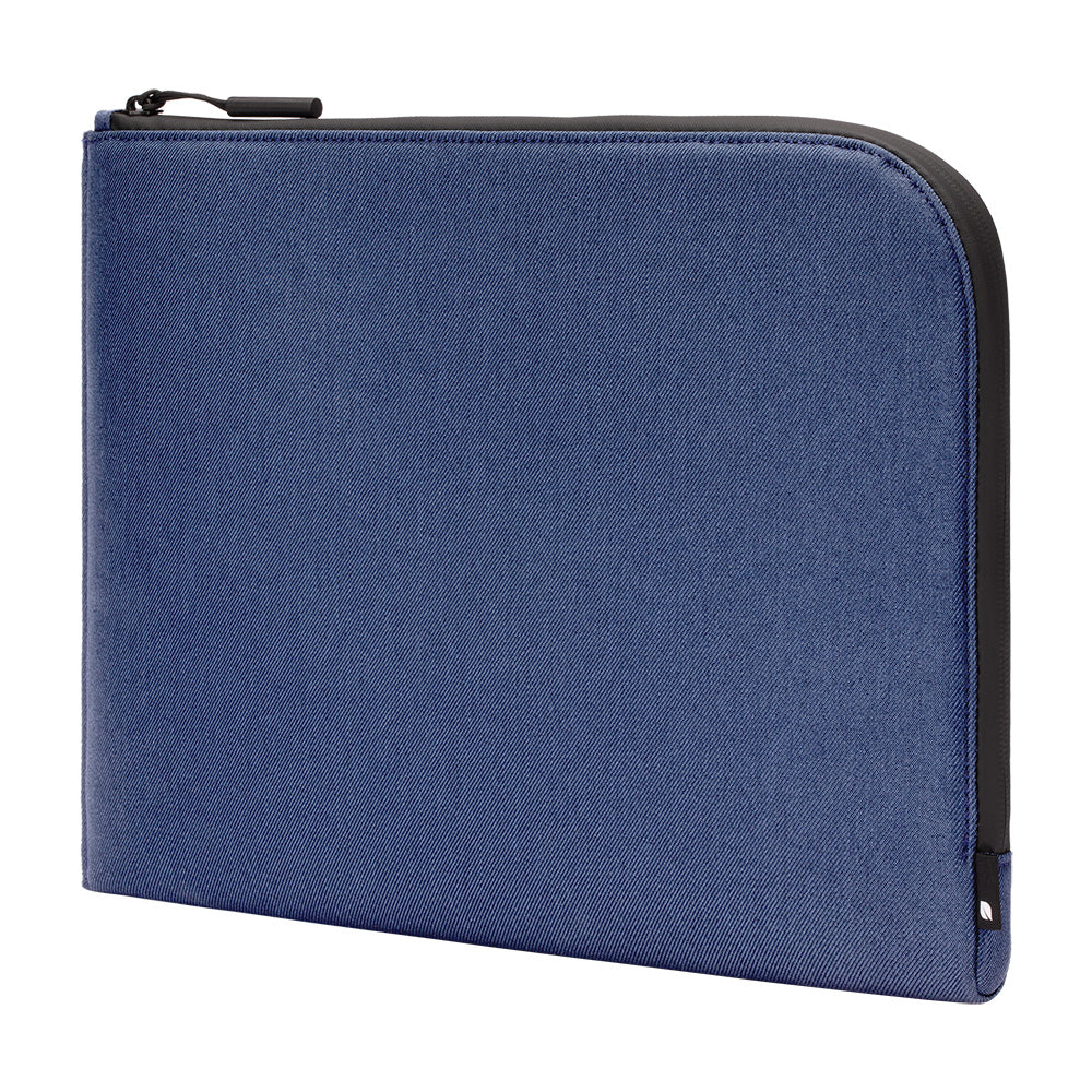 Navy | Facet Sleeve with Recycled Twill for MacBook Pro (13-inch, 2020 - 2009), MacBook Air (13-inch, 2020 - 2009), MacBook (13-inch, 2010 - 2009) - Navy