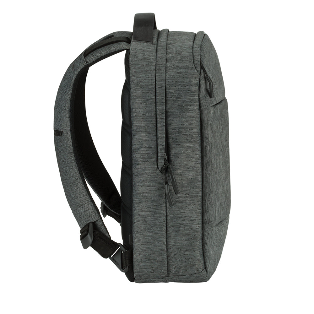 Heather Black | City Compact Backpack - Heather Black