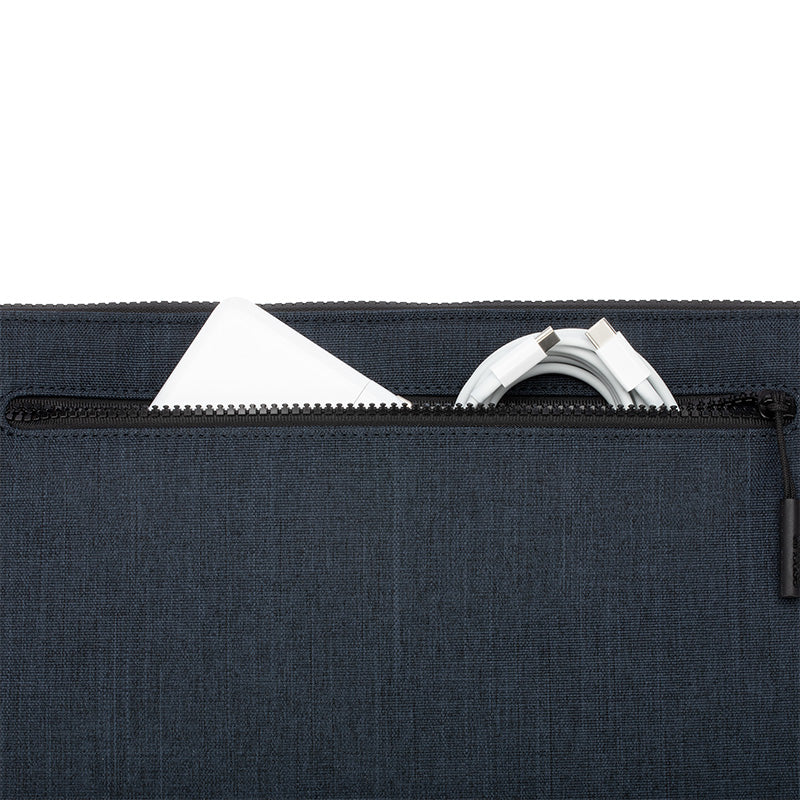 Heather Navy | Compact Sleeve with Woolenex for MacBook Pro (14-inch, 2023 - 2021) - Heather Navy